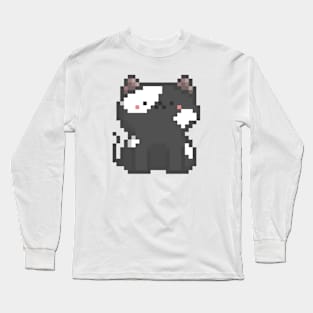 Pixel Quiet Cat 10 Long Sleeve T-Shirt